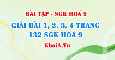 Bài tập về Nhiên liệu: Giải bài 1, 2, 3, 4 trang 132 SGK Hoá 9